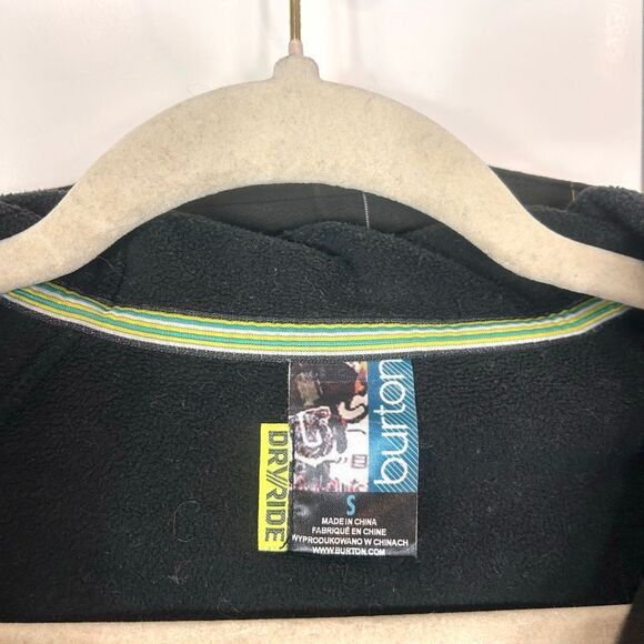 Burton Women’s Snowboarding Dry Ride Jacket Fleece Lined Black Ski Winter Zip Up - Picture 2 of 16